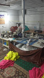 دوخت و دوز تریکو تیشرت و اسلش و شلوارک
